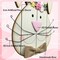 Easter Bunny Decorations for Front Door Decor, Cute Wooden Rabbit Sign Easter Wall Hanging Plaque Art, Hanger for Home Outdoor Porch Spring Indoor Garden